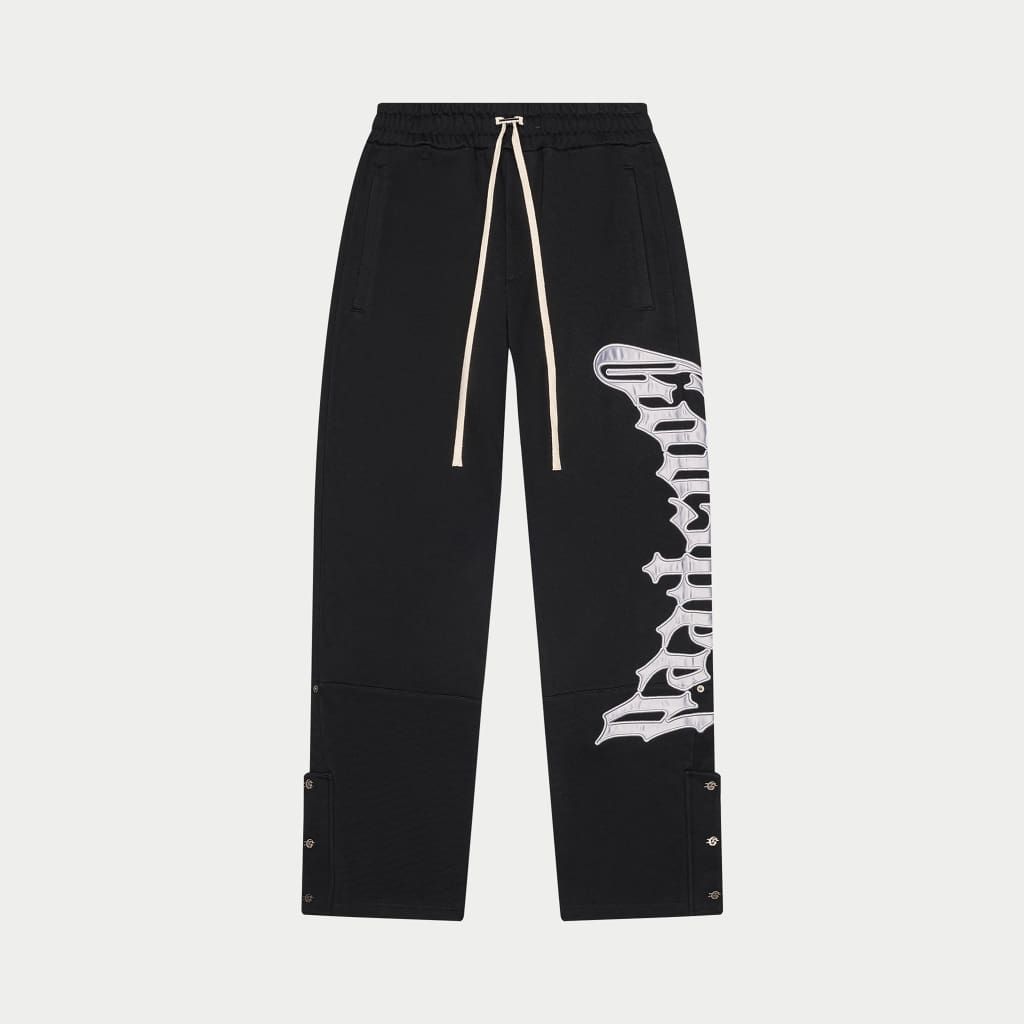 Godspeed- OG Logo Sweatsuit V2 (Black/Silver Satin)