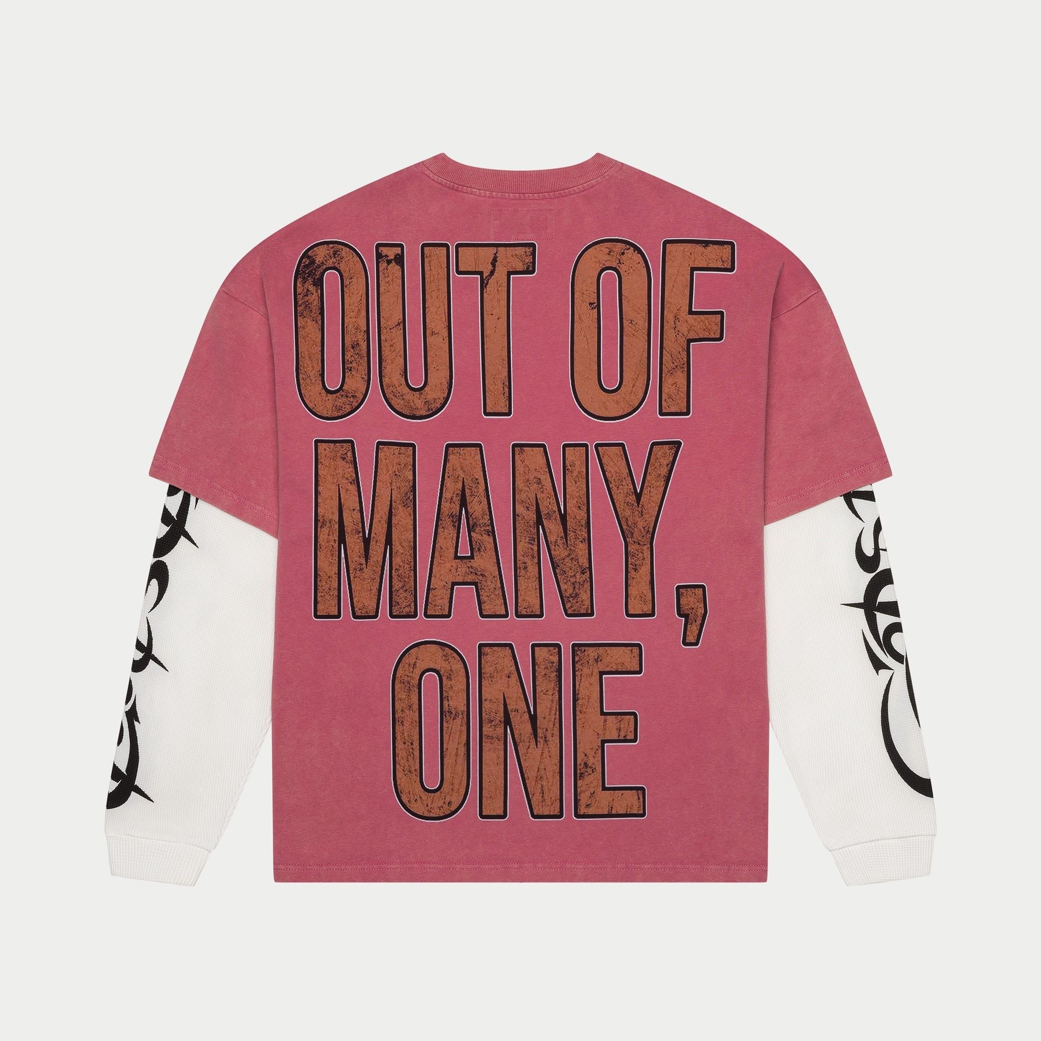 Godspeed- Space Traveler Layered T-Shirt (Pink)