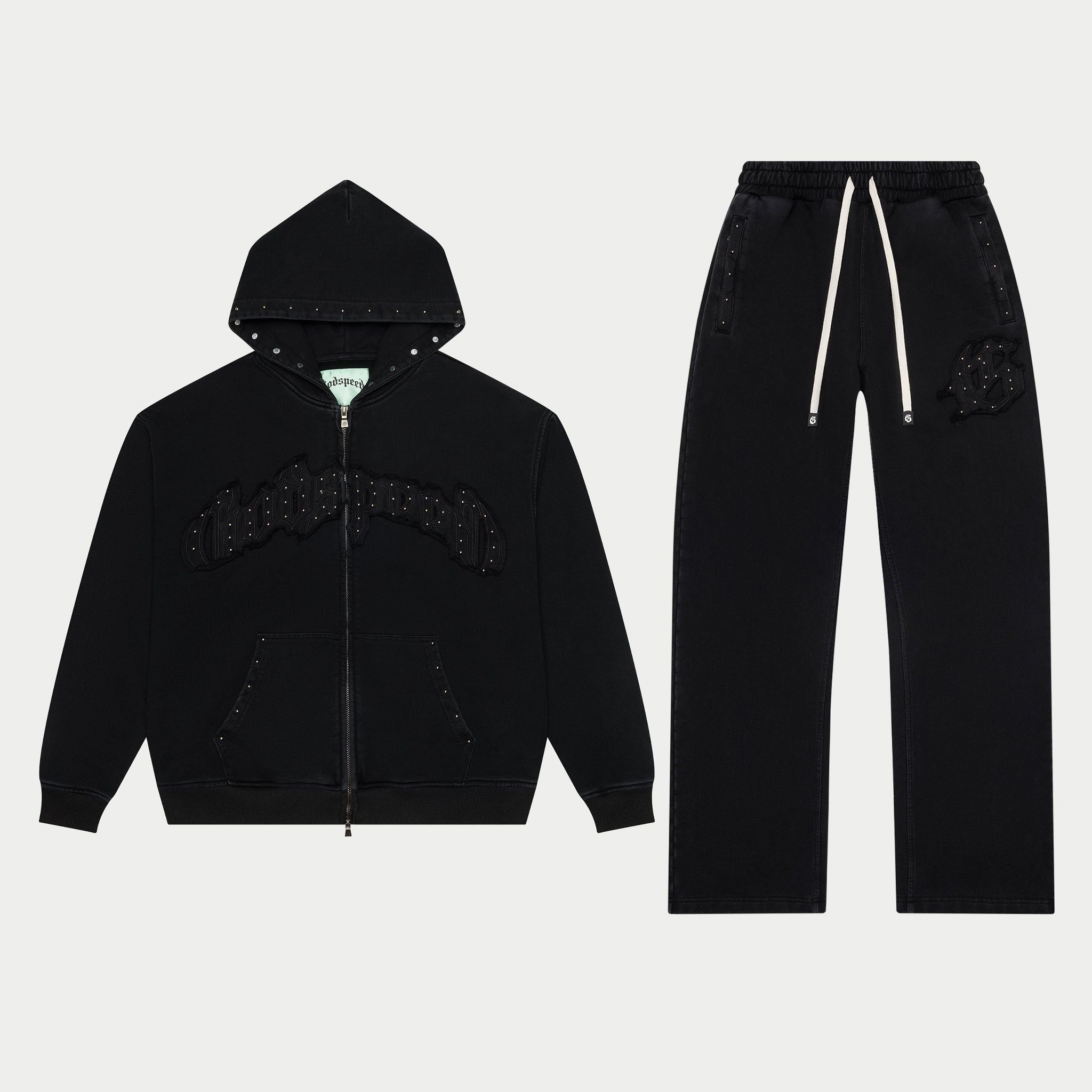 Godspeed- Symmetric Studded Set (Black)