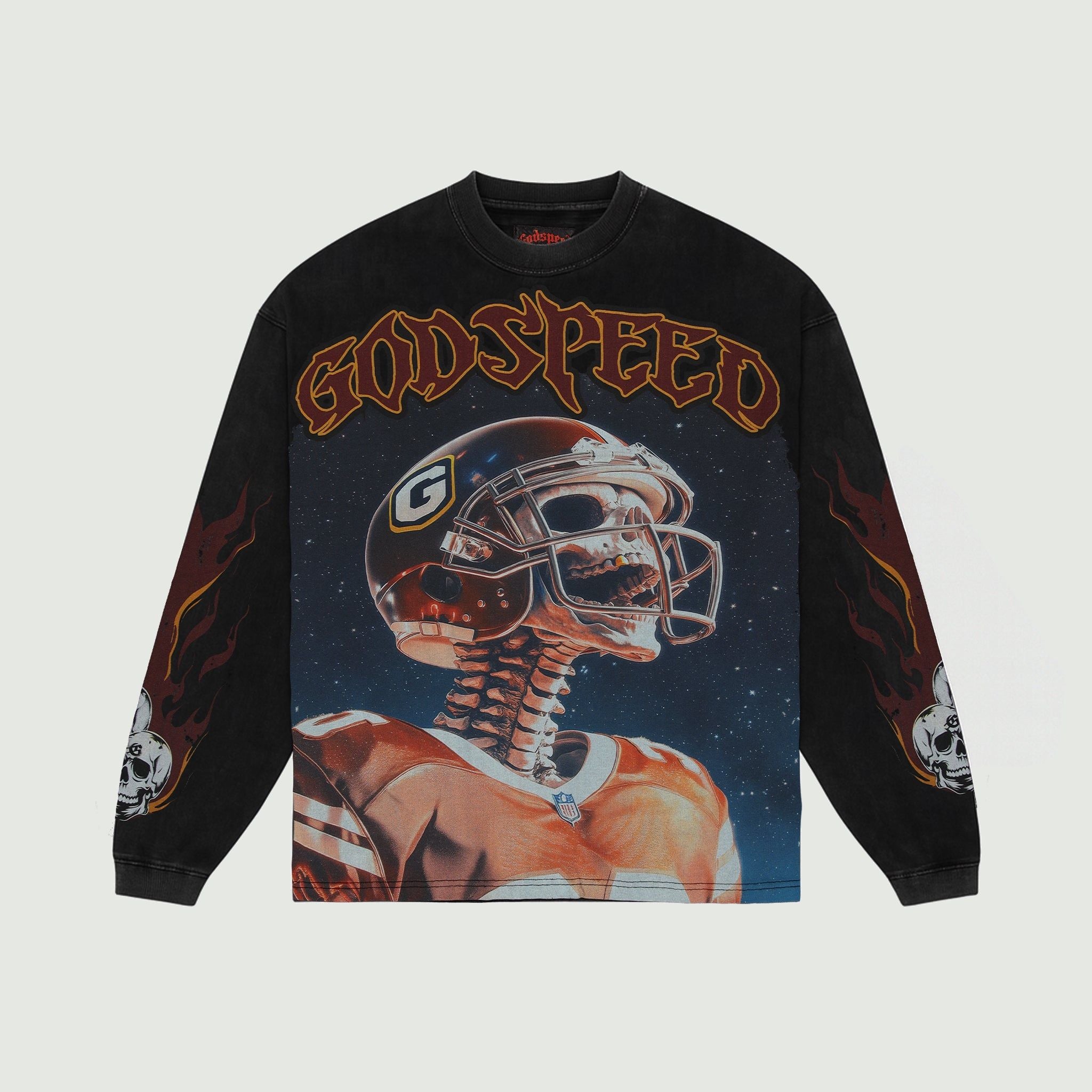 Godspeed- Morale LS T-shirt (Black Wash)