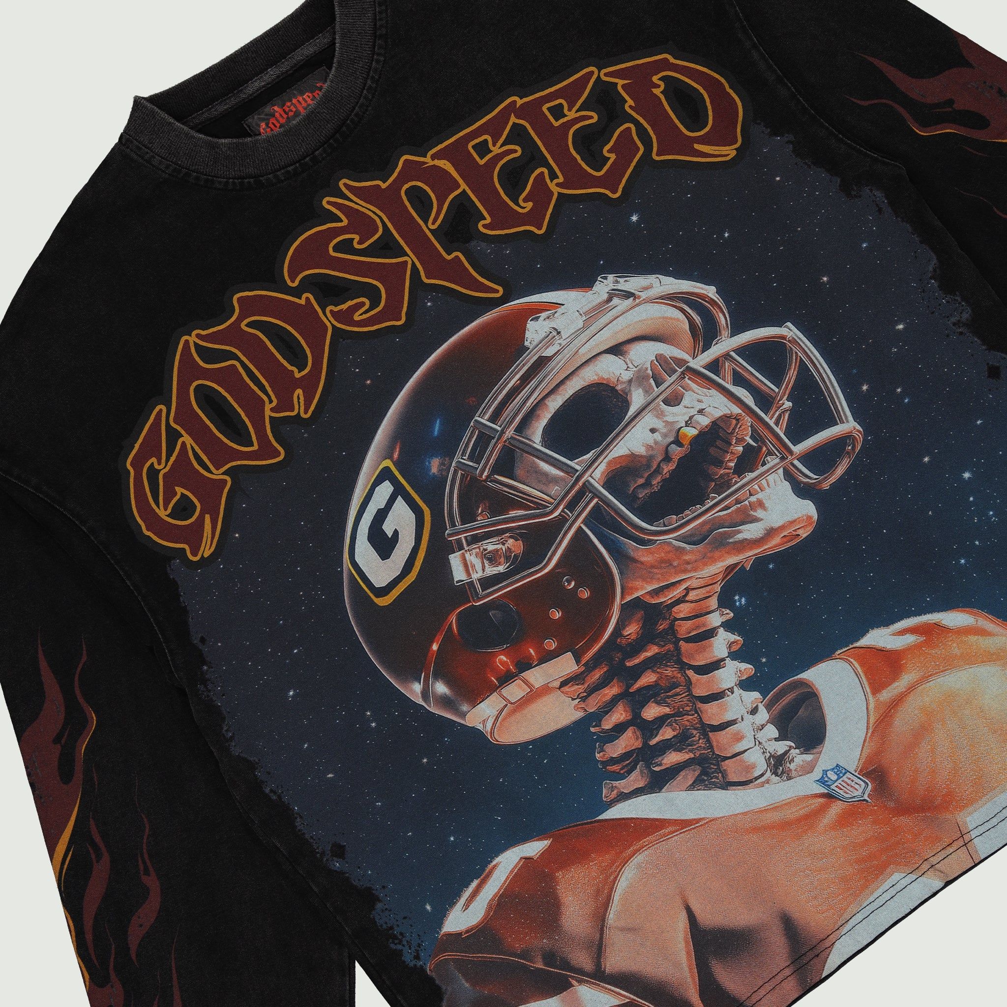 Godspeed- Morale LS T-shirt (Black Wash)