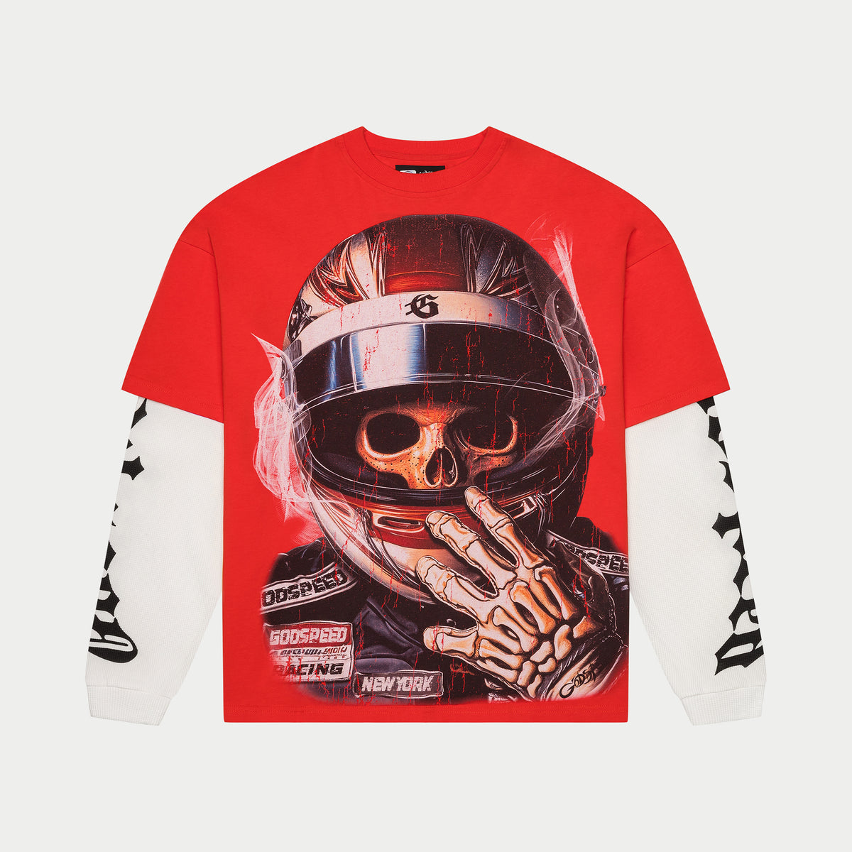 Godspeed- F1 World Cup Layered T-Shirt (Red)