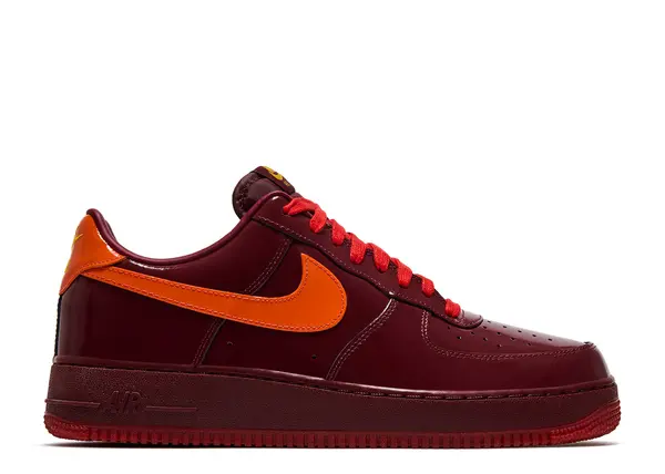NIKE AF1 QS - IO4489-601 DARK TEAM RED /UNIVERSITY GOLD