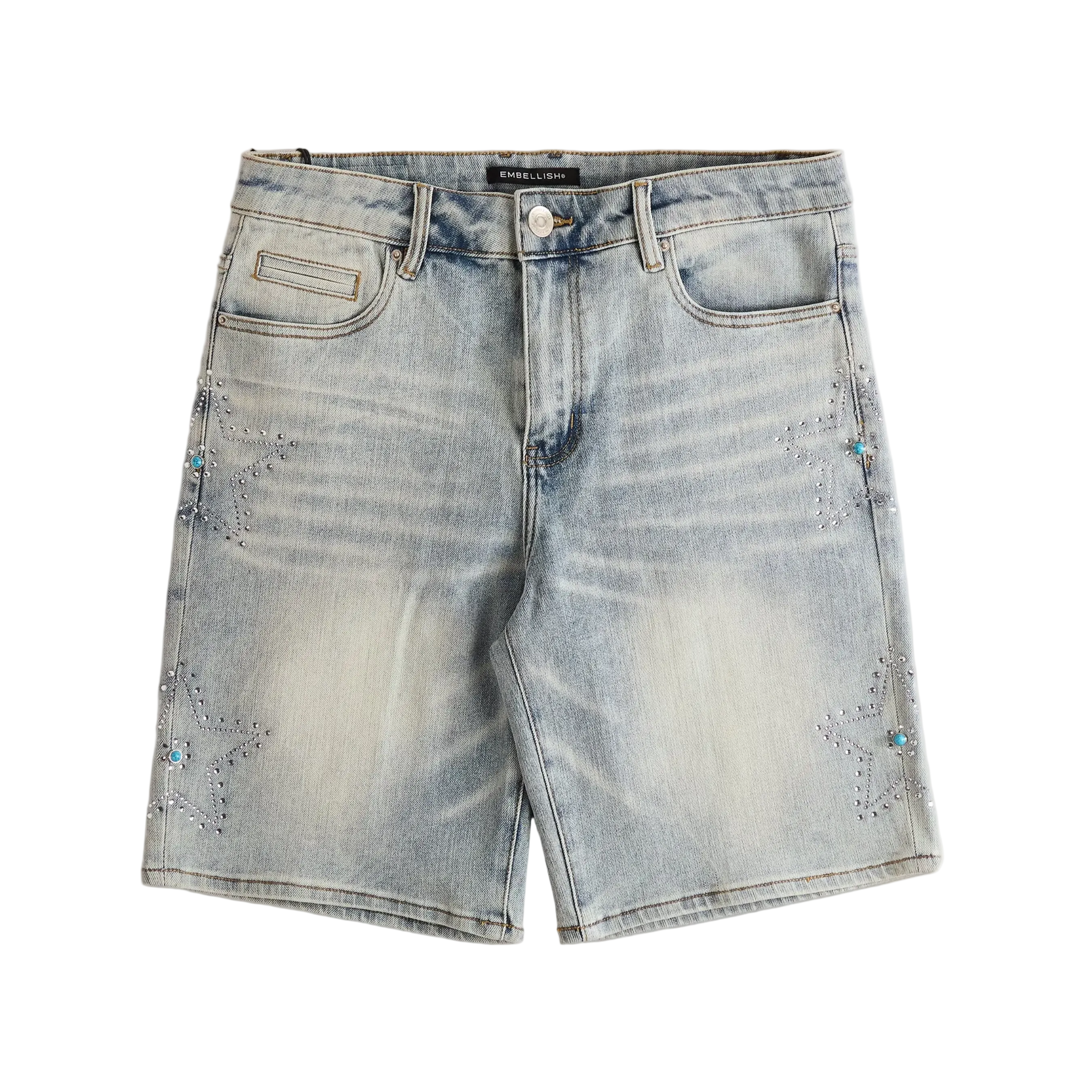EMBELLISH - STAR SHORTS (BLUE)