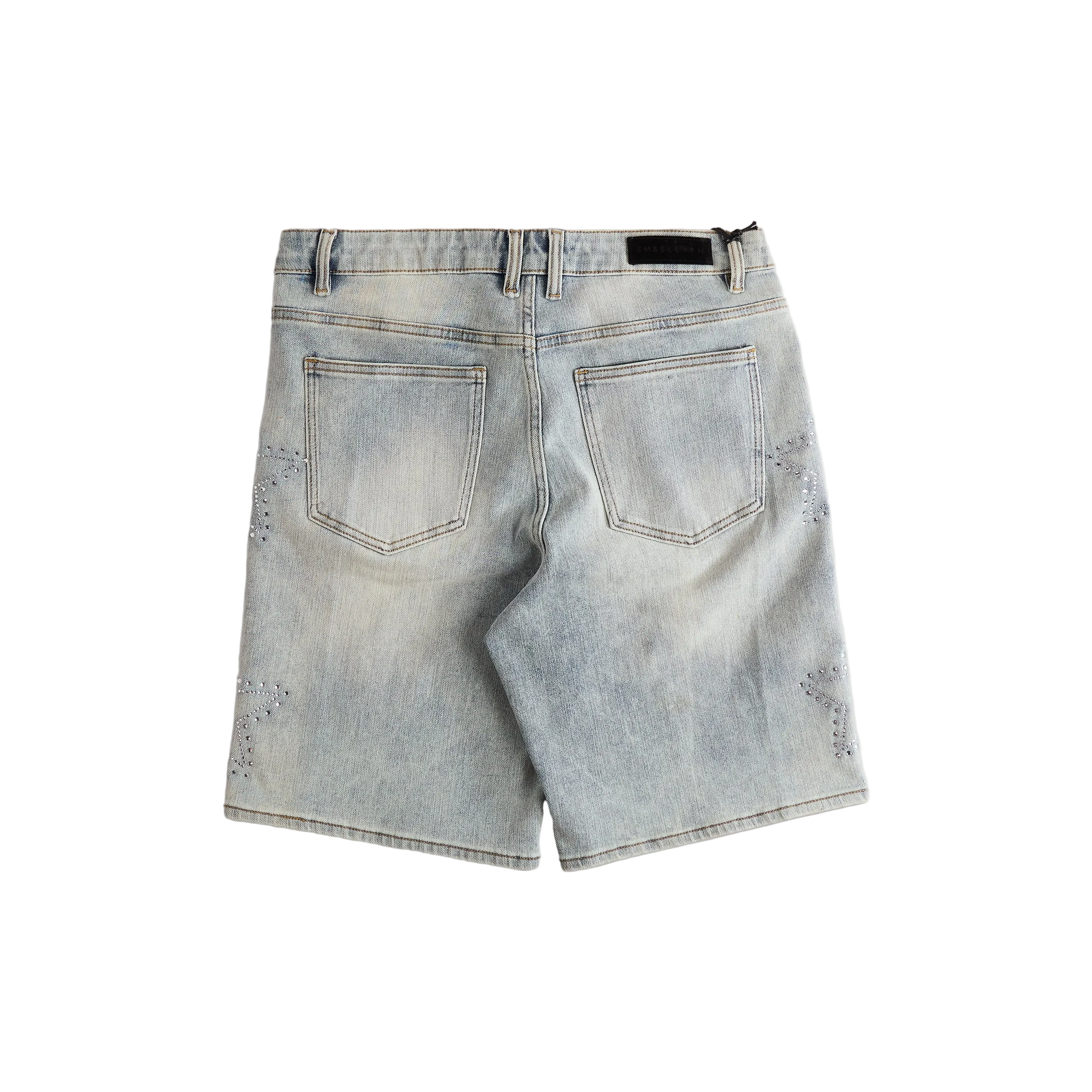 EMBELLISH - STAR SHORTS (BLUE)