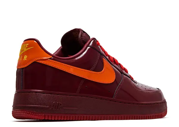 NIKE AF1 QS - IO4489-601 DARK TEAM RED /UNIVERSITY GOLD