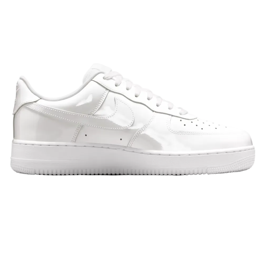 NIKE AF1 07' PRM - IV2857-100 PATENT LEATHER WHITE