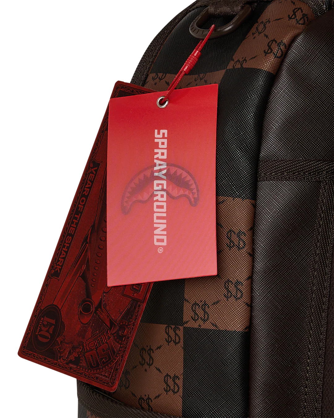 SPRAYGROUND - ENLARGED CHECK / THAT BIG CHECK SHARK BACKPACK - 910B6263NSZ