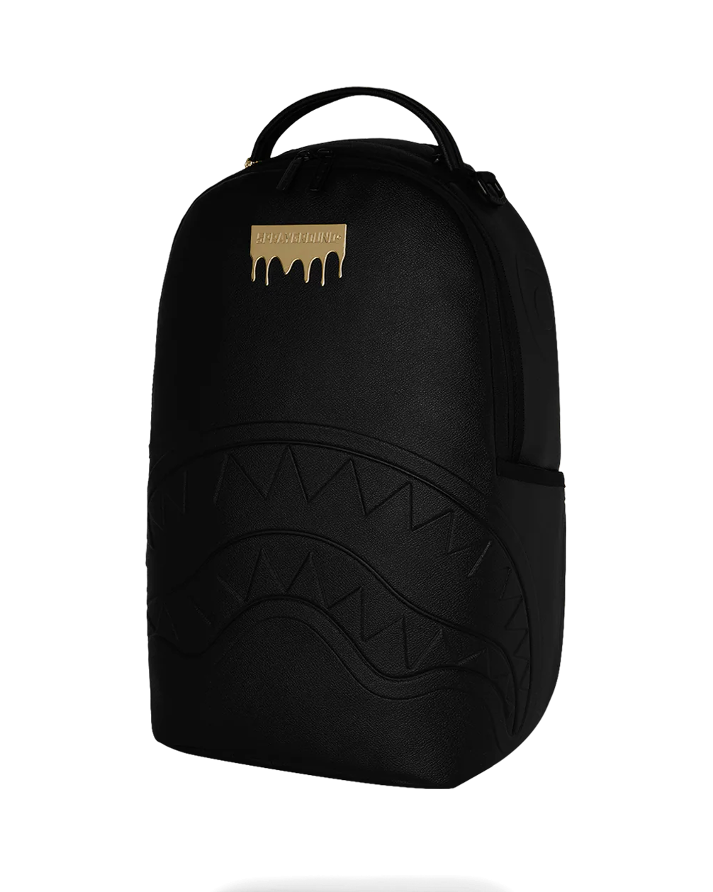 SPRAYGROUND - GOLD BRICK DRIP BLACK BACKPACK - 910B8380NSZ