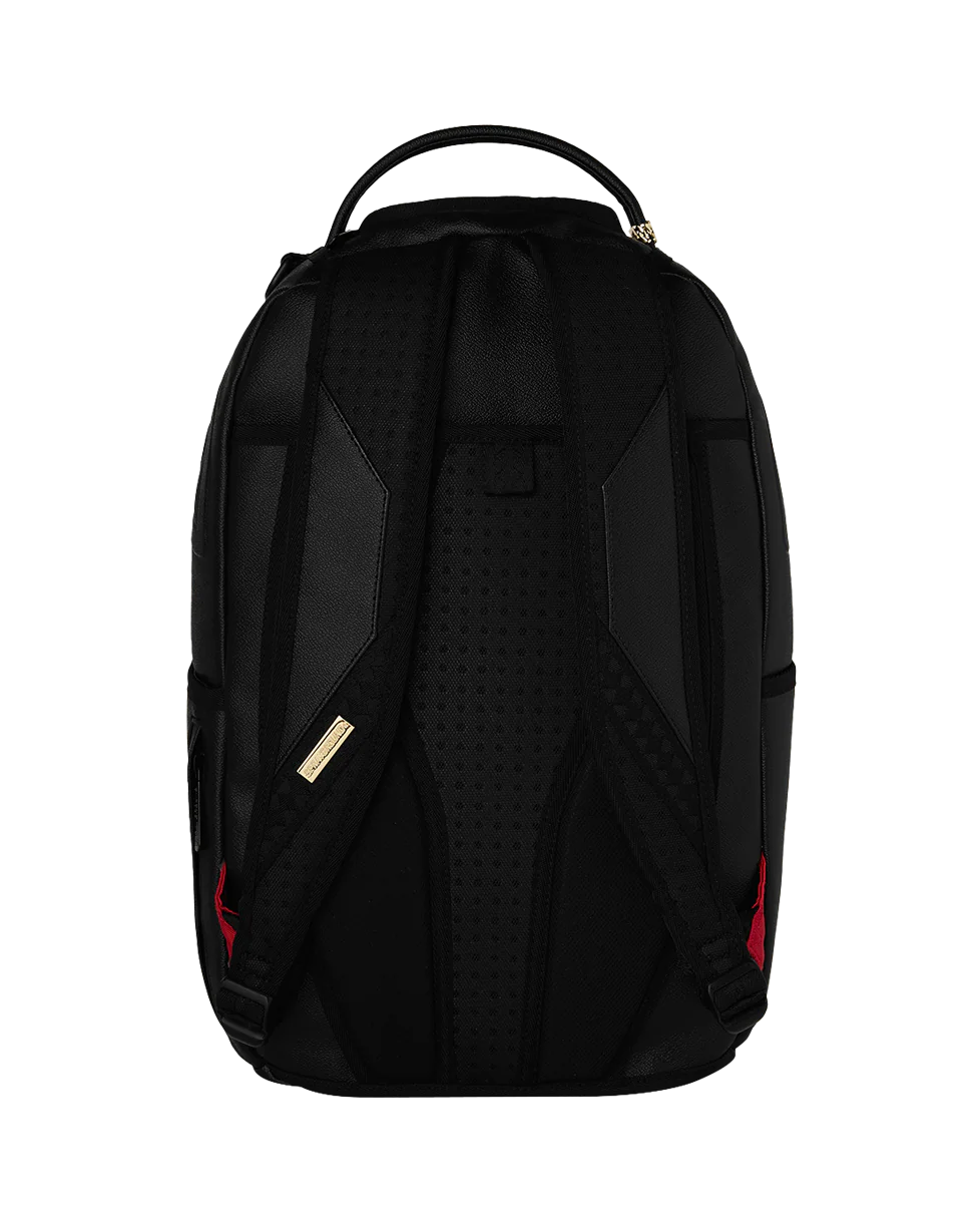 SPRAYGROUND - GOLD BRICK DRIP BLACK BACKPACK - 910B8380NSZ