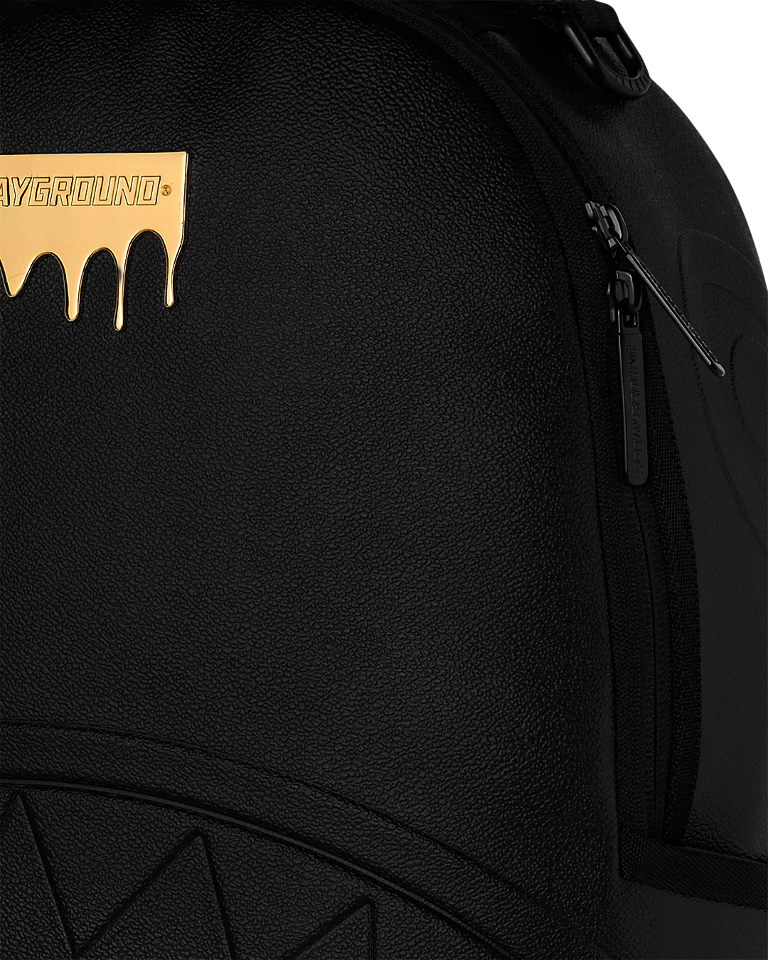SPRAYGROUND - GOLD BRICK DRIP BLACK BACKPACK - 910B8380NSZ