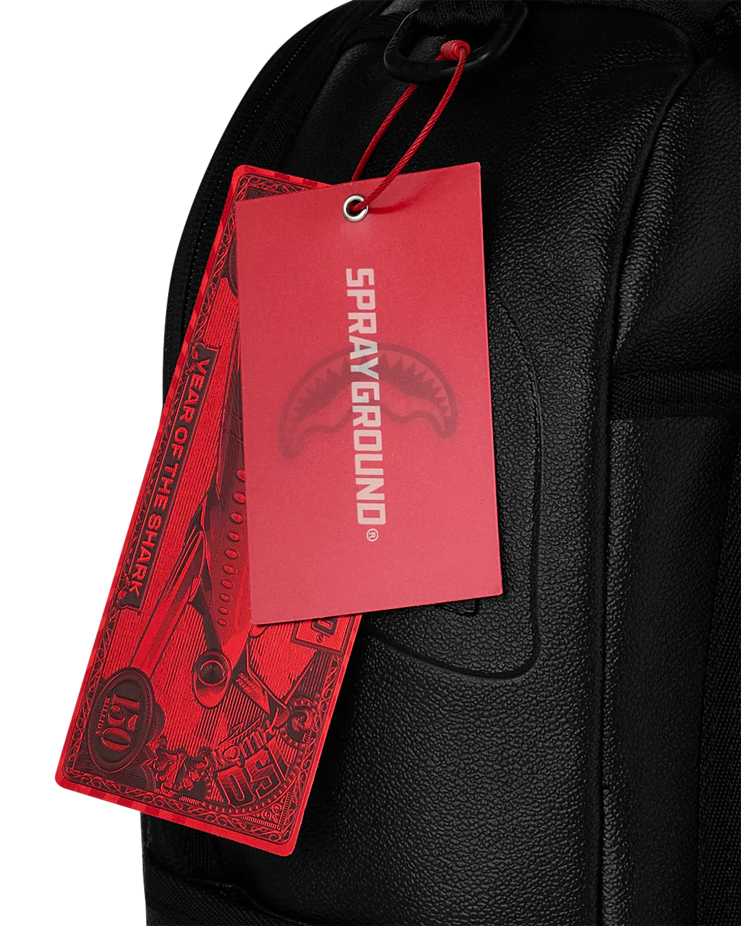SPRAYGROUND - GOLD BRICK DRIP BLACK BACKPACK - 910B8380NSZ