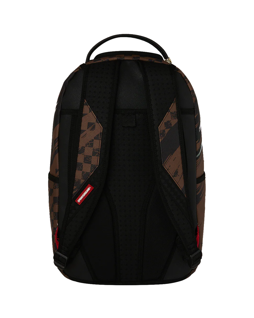 SPRAYGROUND - SHARKS IN PARIS NIGHT DRIFT / SMEARED GRUNGE BACKPACK - 910B8556NSZ