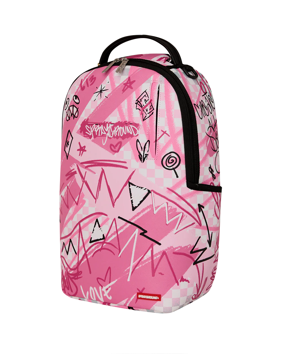 SPRAYGROUND - PINK SMOKE / BROKEN HEARTS CLUB BACKPACK - 910B8672NSZ