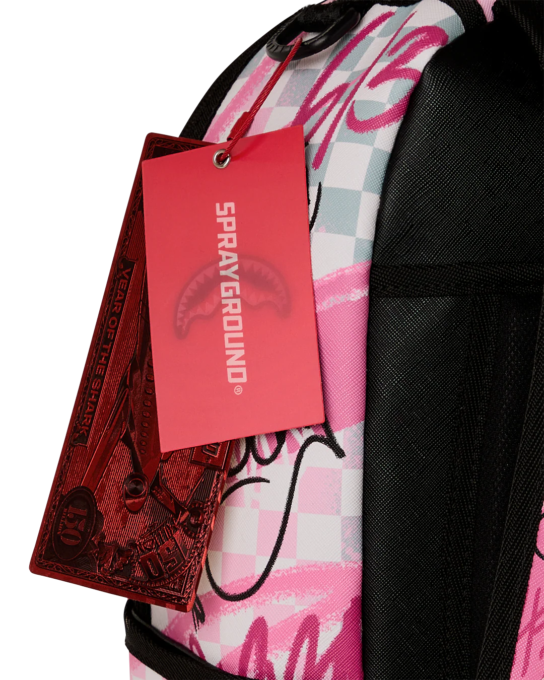 SPRAYGROUND - PINK SMOKE / BROKEN HEARTS CLUB BACKPACK - 910B8672NSZ