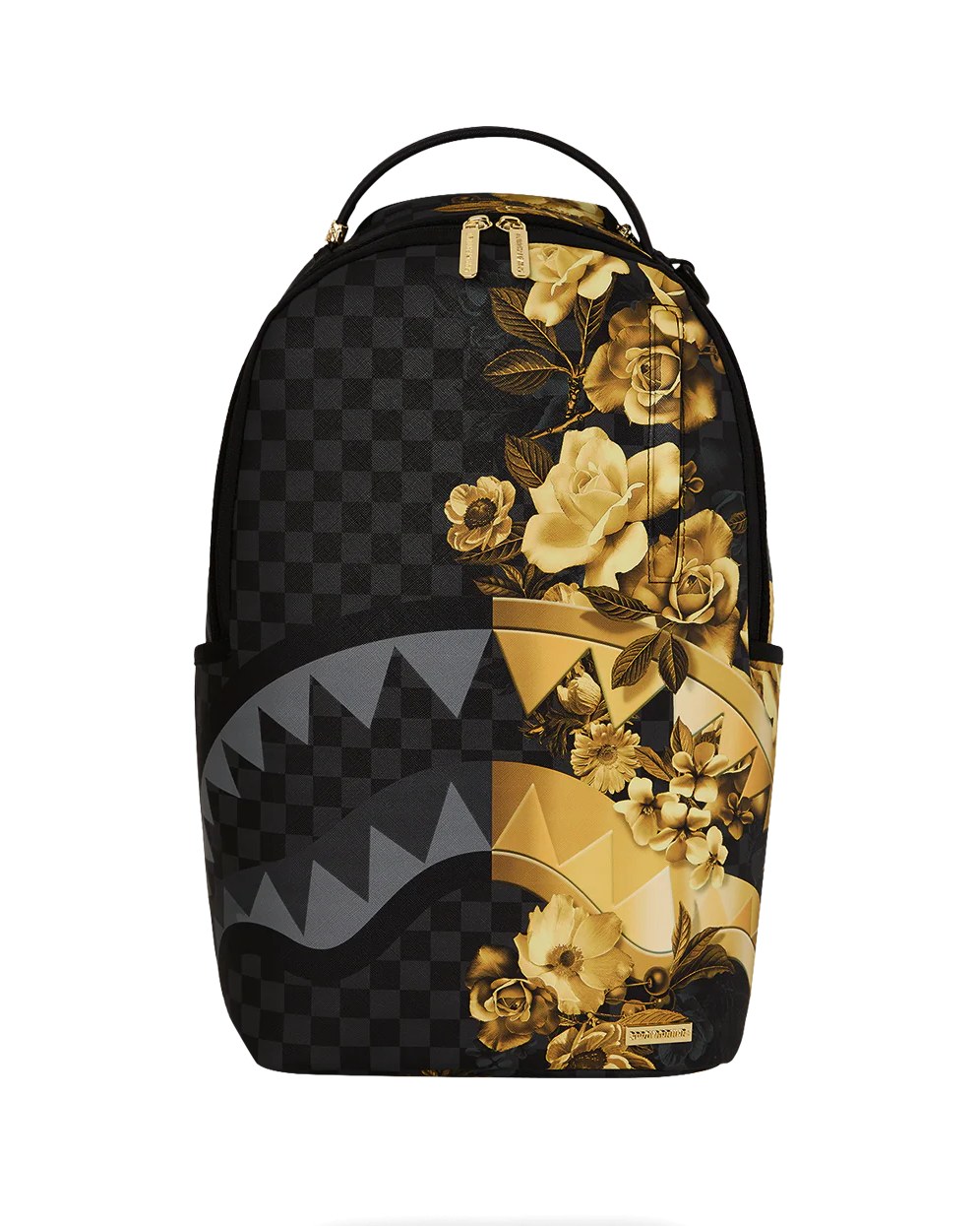 SPRAYGROUND - GOLD FLORAL / BILLIONAIRE BLOOM BACKPACK - 910B8683NSZ