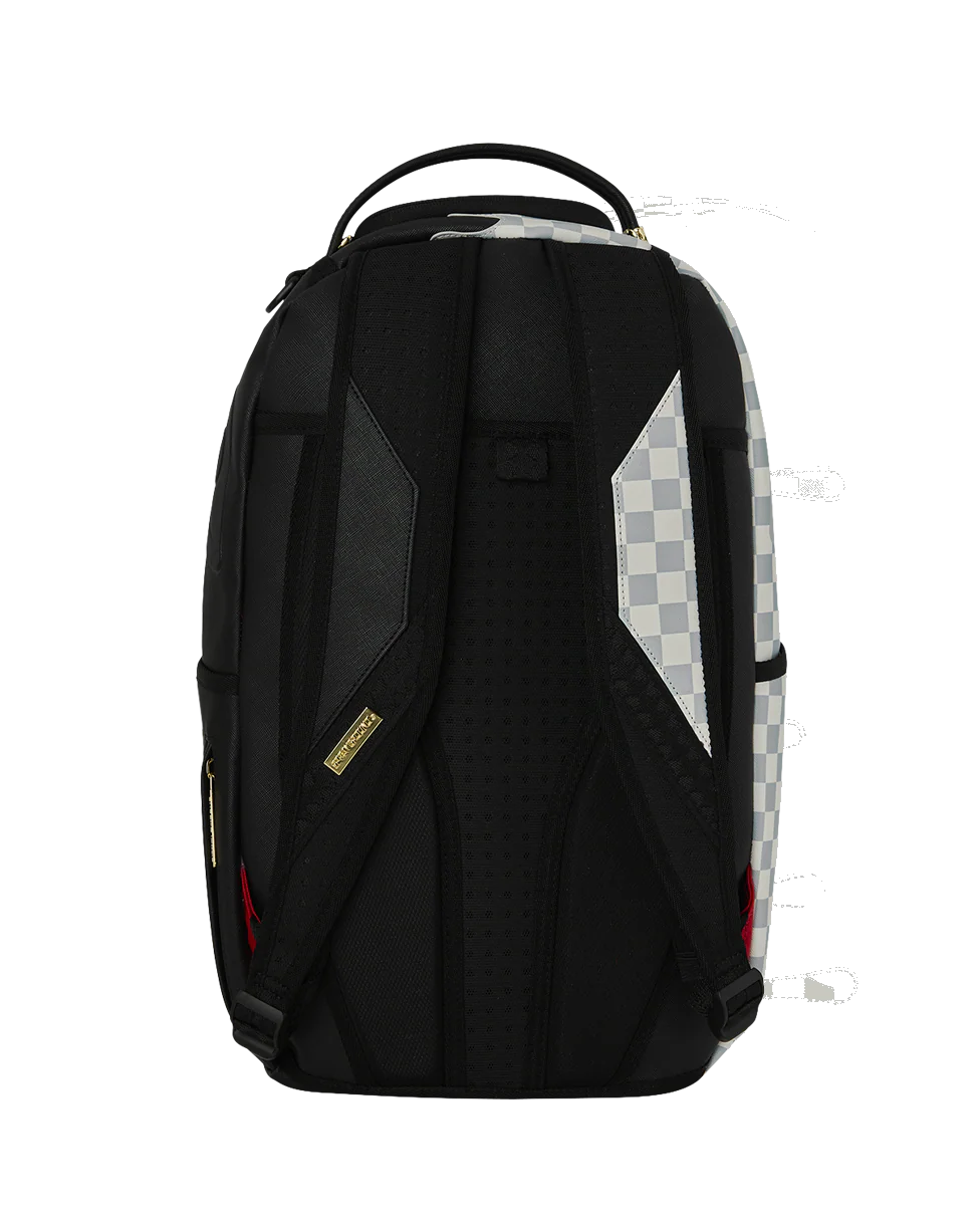 SPRAYGROUND - CREAM CHECK SIDE / SHADOW DRIP DLXSV BACKPACK - 910B8758NSZ