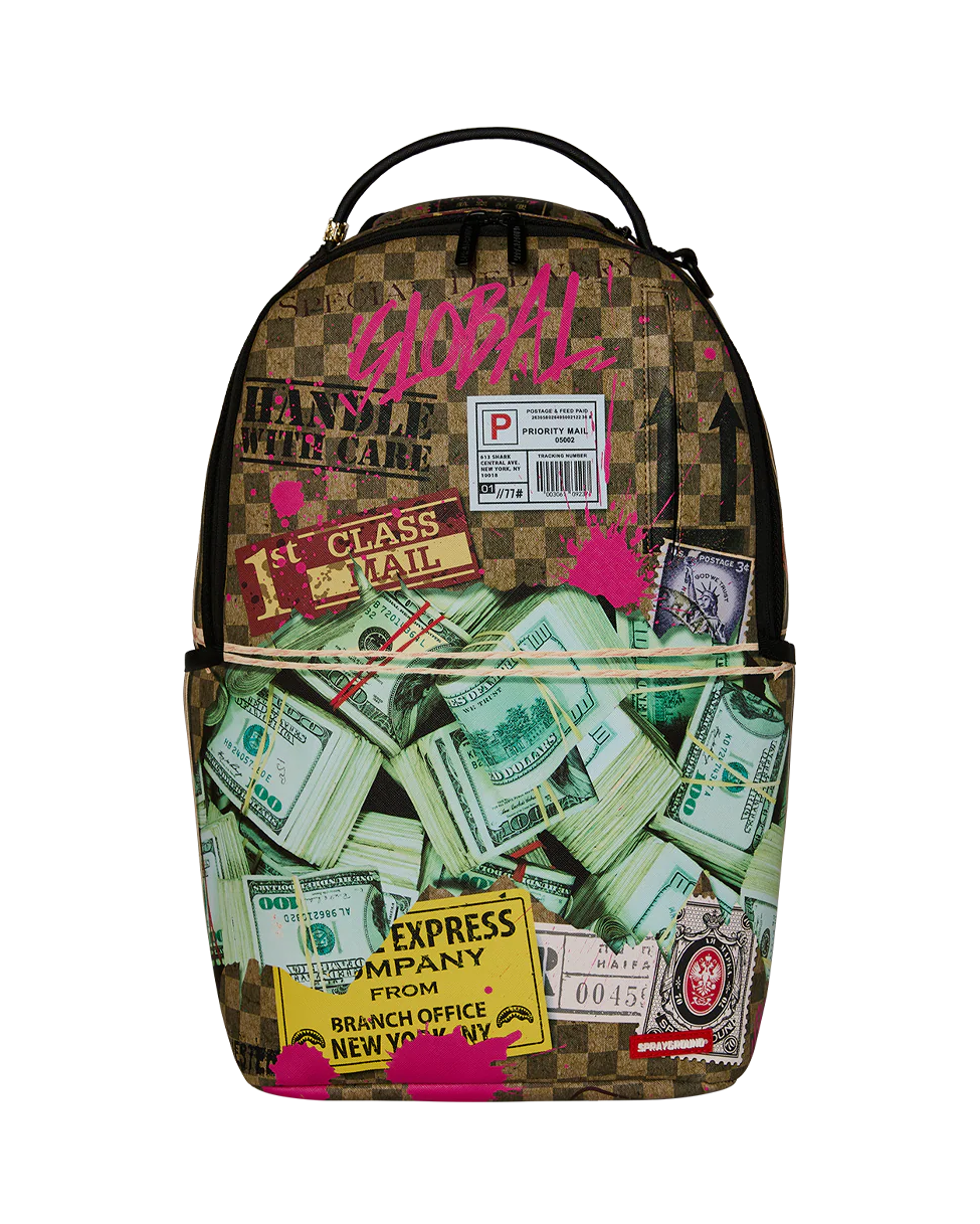 SPRAYGROUND - TORN PACKAGING / OVERNIGHT CASH STASH BACKPACK - 910B8767NSZ