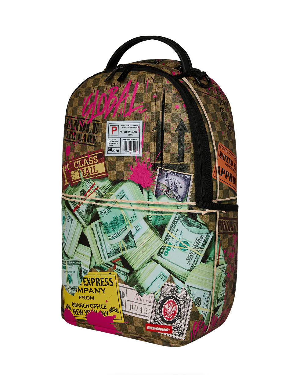 SPRAYGROUND - TORN PACKAGING / OVERNIGHT CASH STASH BACKPACK - 910B8767NSZ