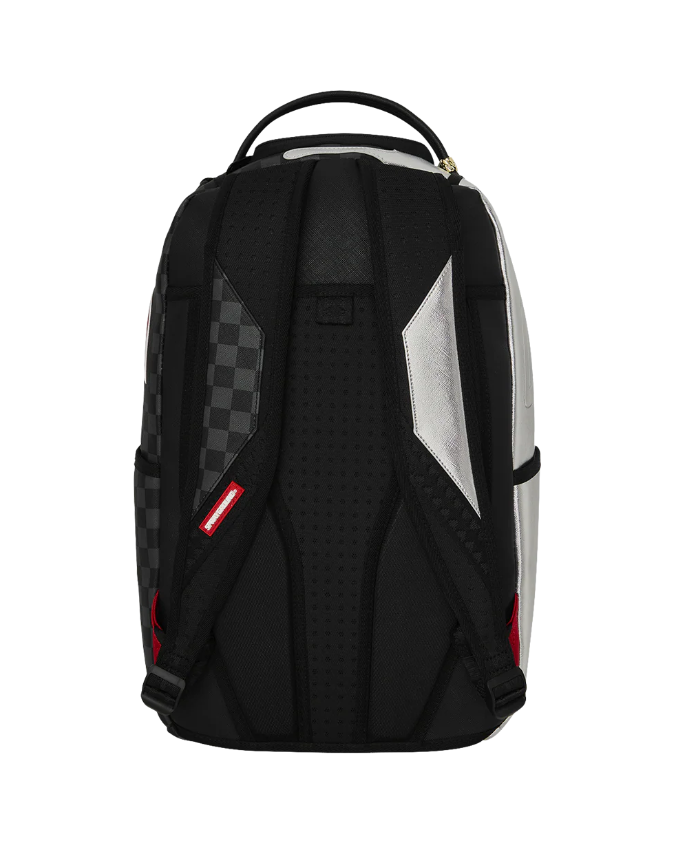SPRAYGROUND - SILVER SIDE DRIP BLACK CHECK DLXSV BACKPACK - 910B8940NSZ
