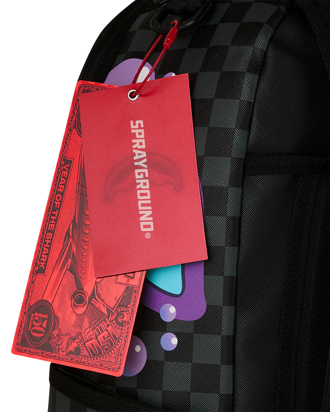 SPRAYGROUND - PURPLE SLIME SHARK BACKPACK - 910B8952NSZ
