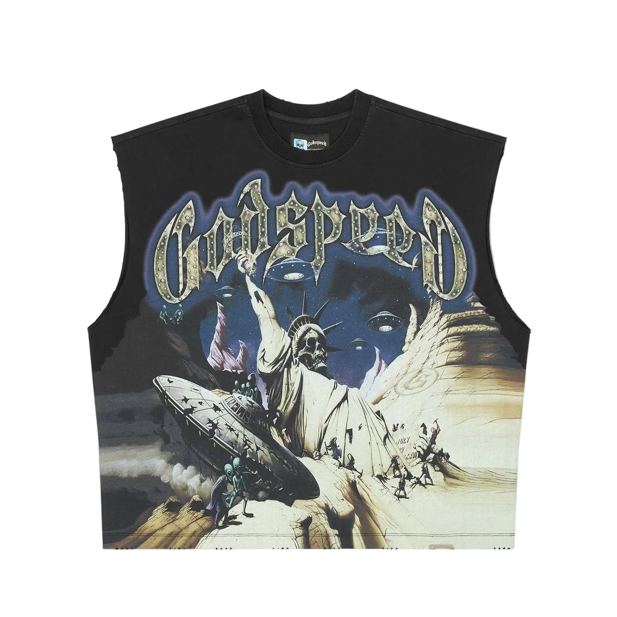 GODSPEED - THE LANDING SLEEVELESS TEE