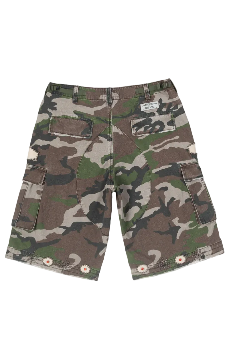 BLDG4 - SOPHIA GRAND CAMO SHORTS