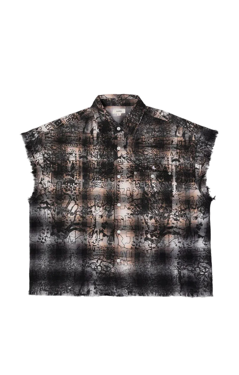 BLDG4 - ARC SLEEVELESS WOVEN SHIRT