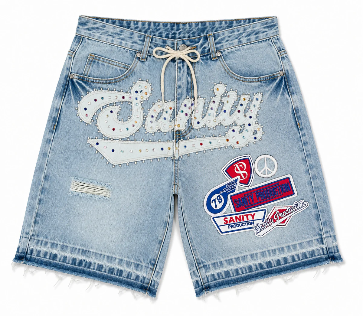 POLITICS - SANITY DENIM SHORTS
