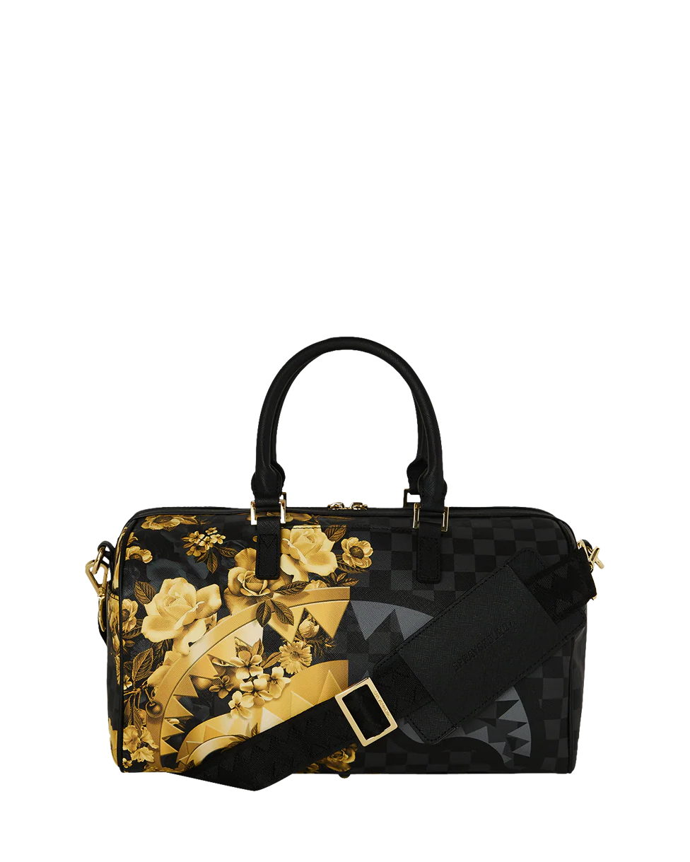 SPRAYGROUND - GOLD FLORAL / BILLIONAIRE BLOOM MINI DUFFLE - 910D9004NSZ