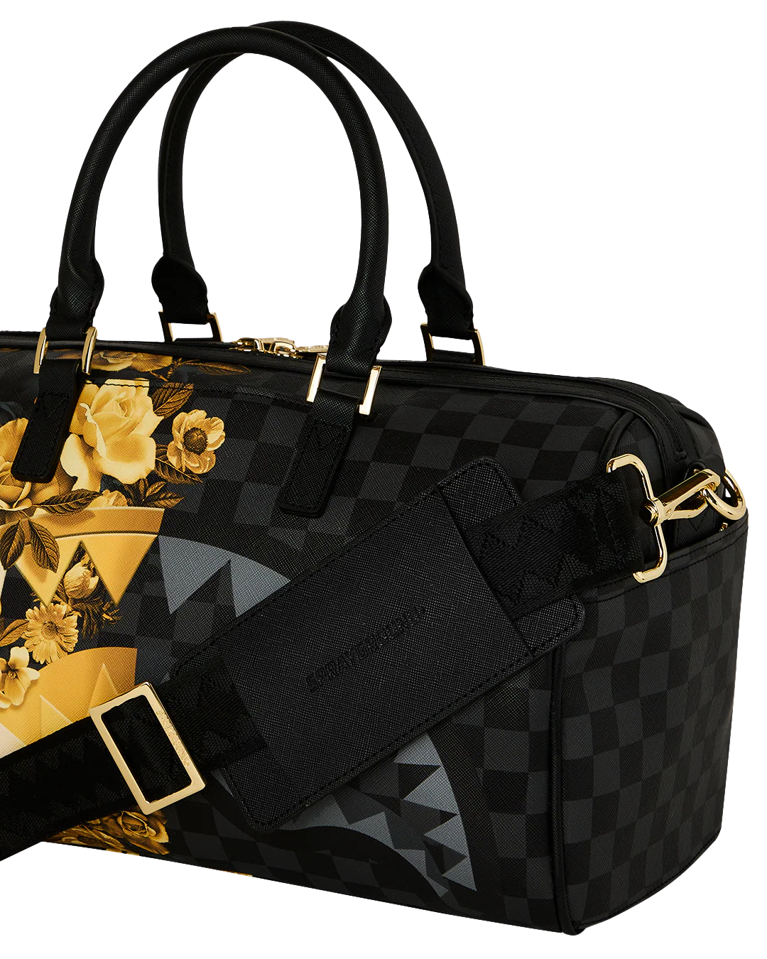 SPRAYGROUND - GOLD FLORAL / BILLIONAIRE BLOOM MINI DUFFLE - 910D9004NSZ