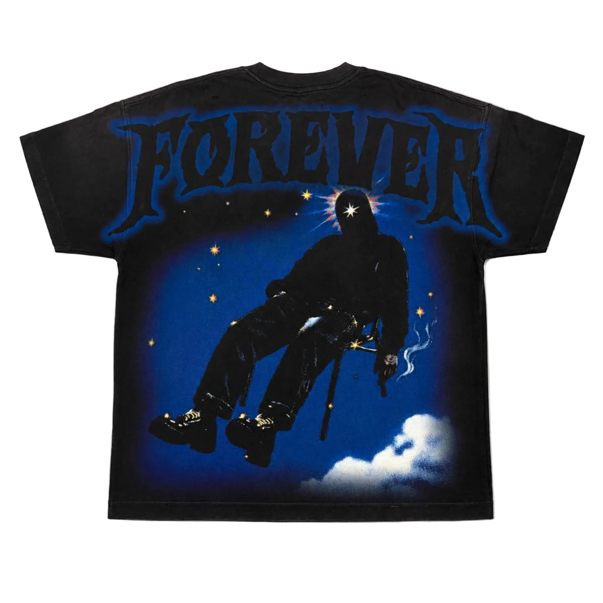 DUAA - CASCADE TEE (BLACK)