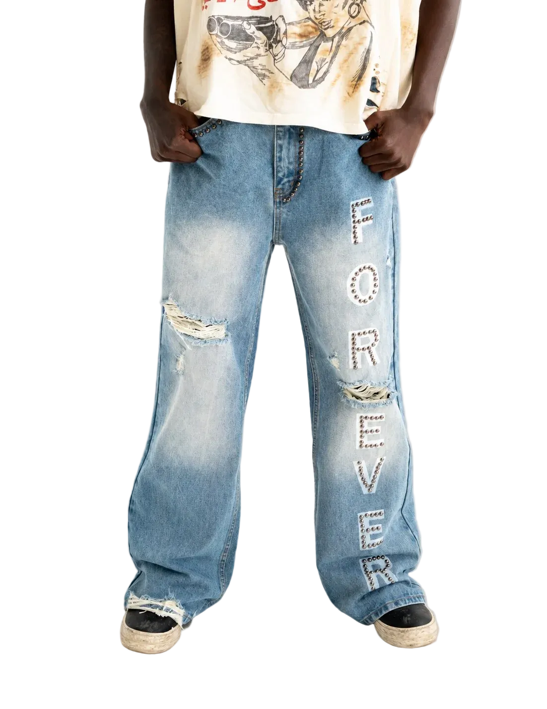 FOREVER HUNGRY – FOREVER FLARED JEANS