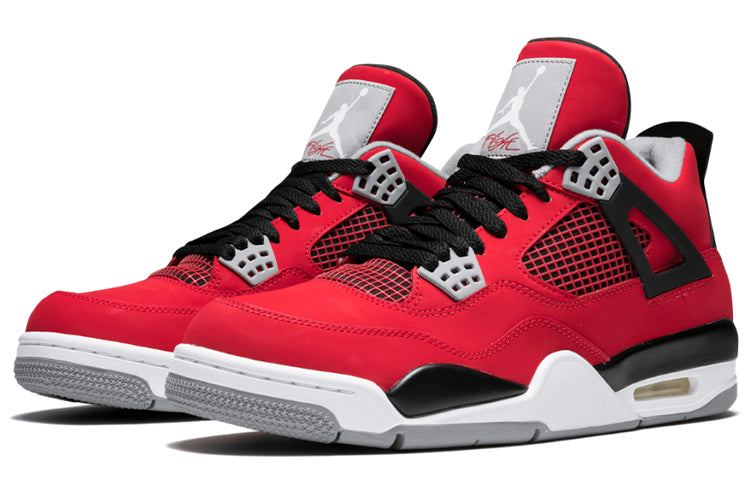 AIR JORDAN 4 (GS) - FQ8213-600 FIRE-RED/BLACK
