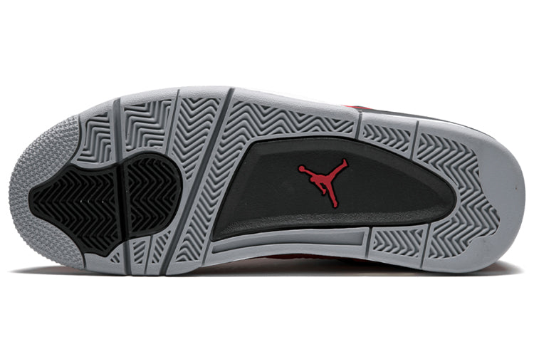 AIR JORDAN 4 (GS) - FQ8213-600 FIRE-RED/BLACK