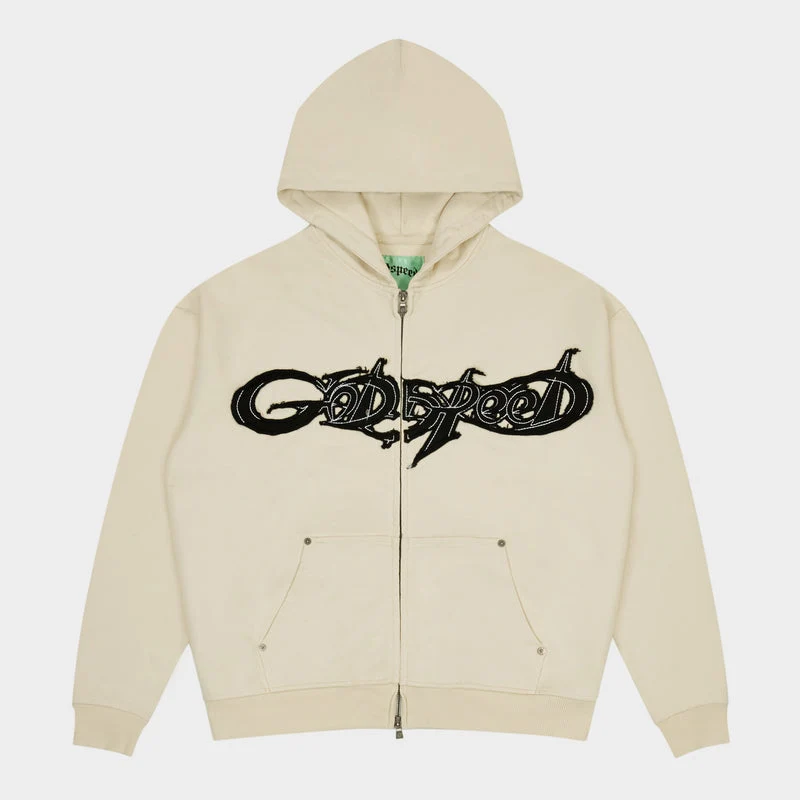 GODSPEED - RAW IMPORT SWEAT SET - BONE-BLACK