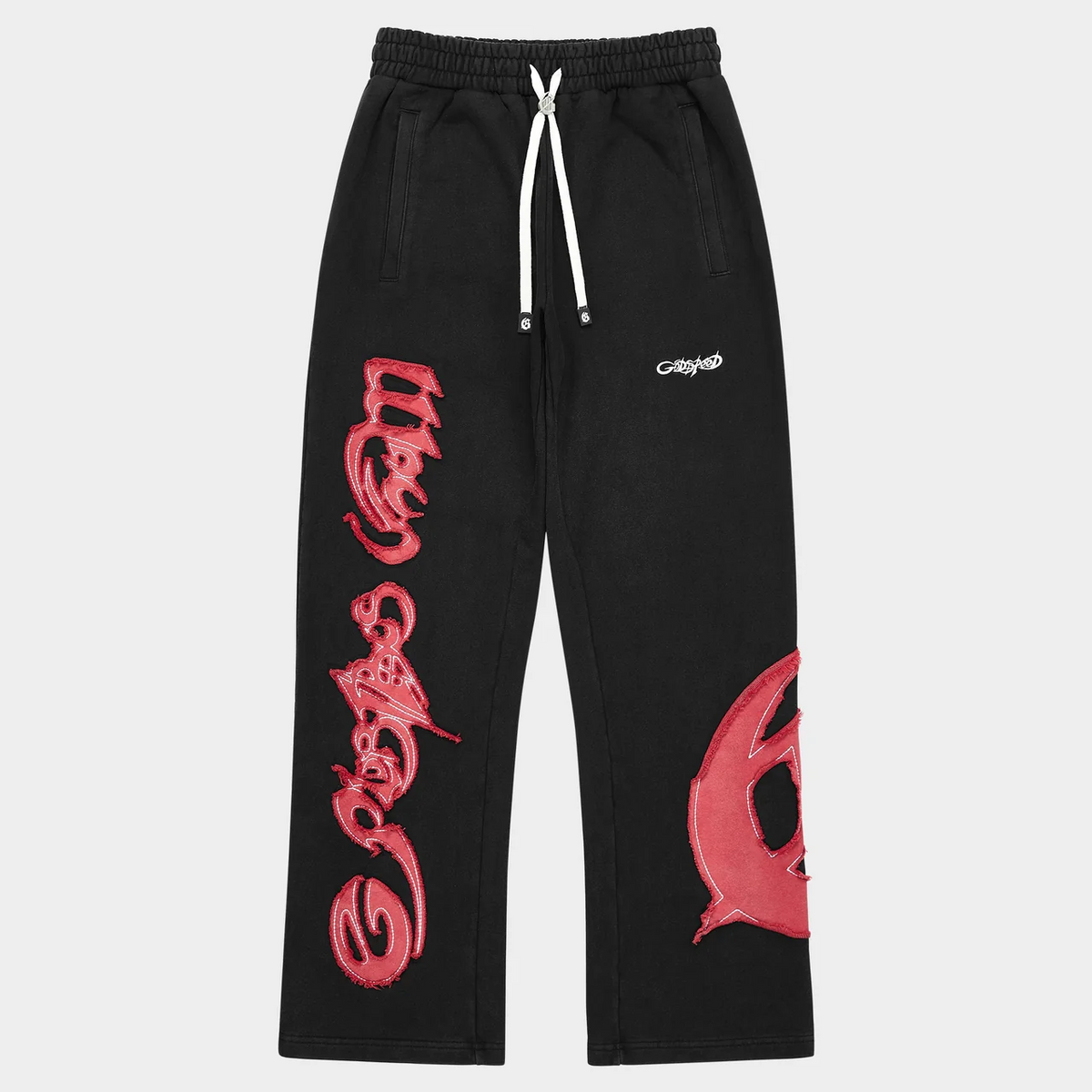 GODSPEED - RAW IMPORT SWEAT SET - BLK-RED