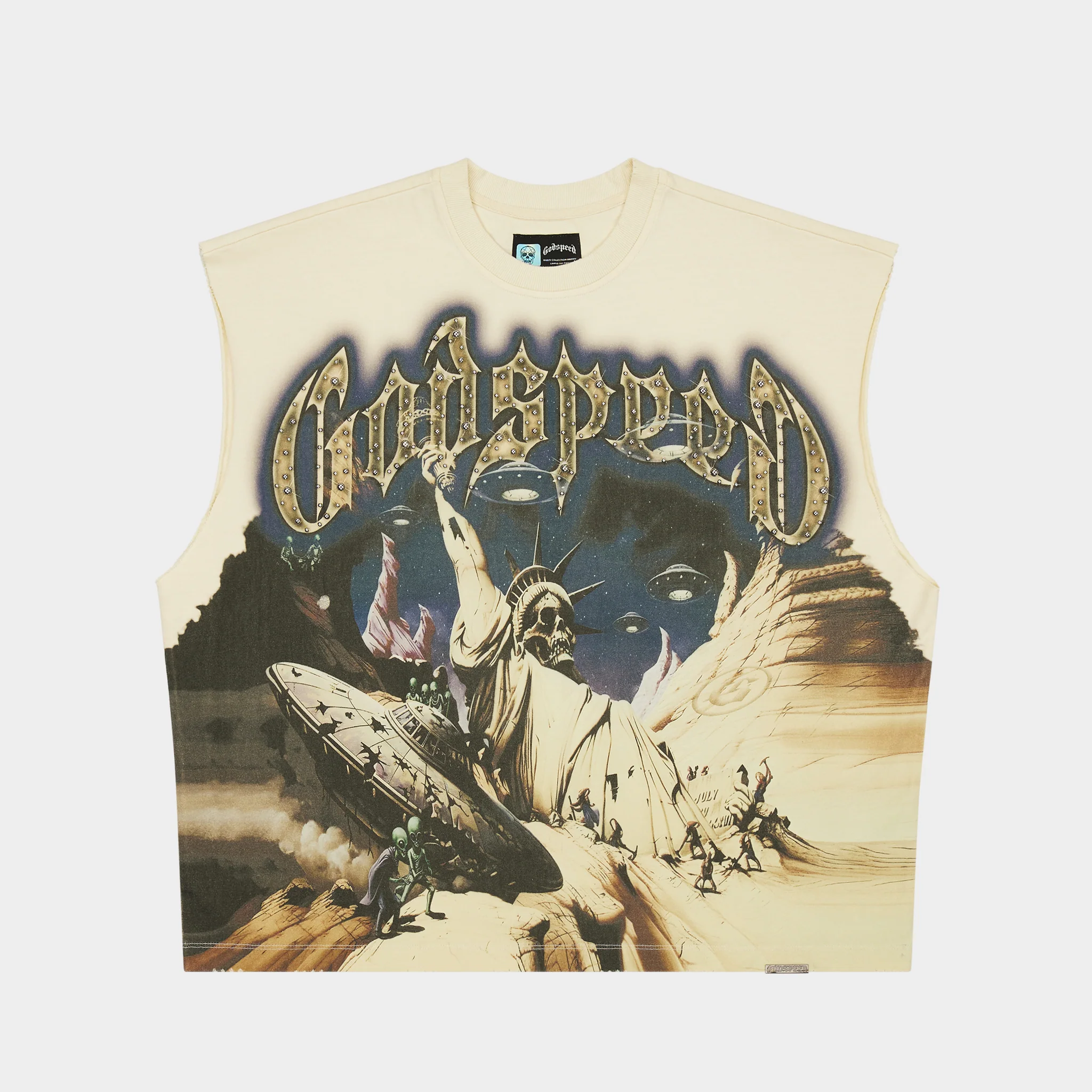 GODSPEED - THE LANDING SLEEVELESS TEE
