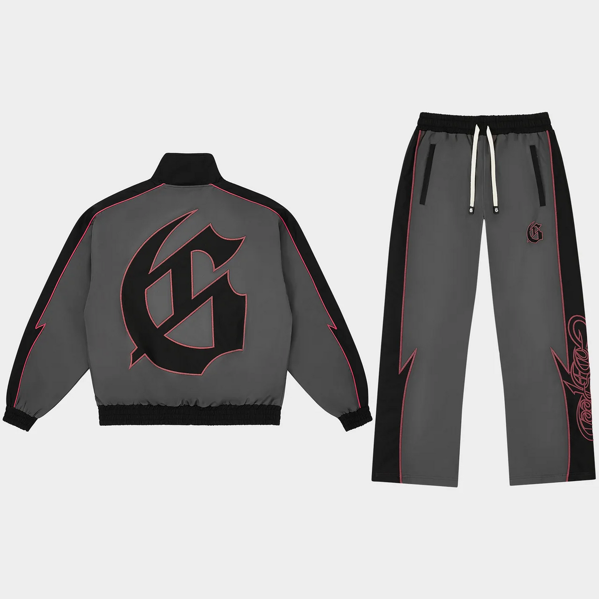 GODSPEED - GT TRACKSUIT 3M - GREY-RED-BLACK