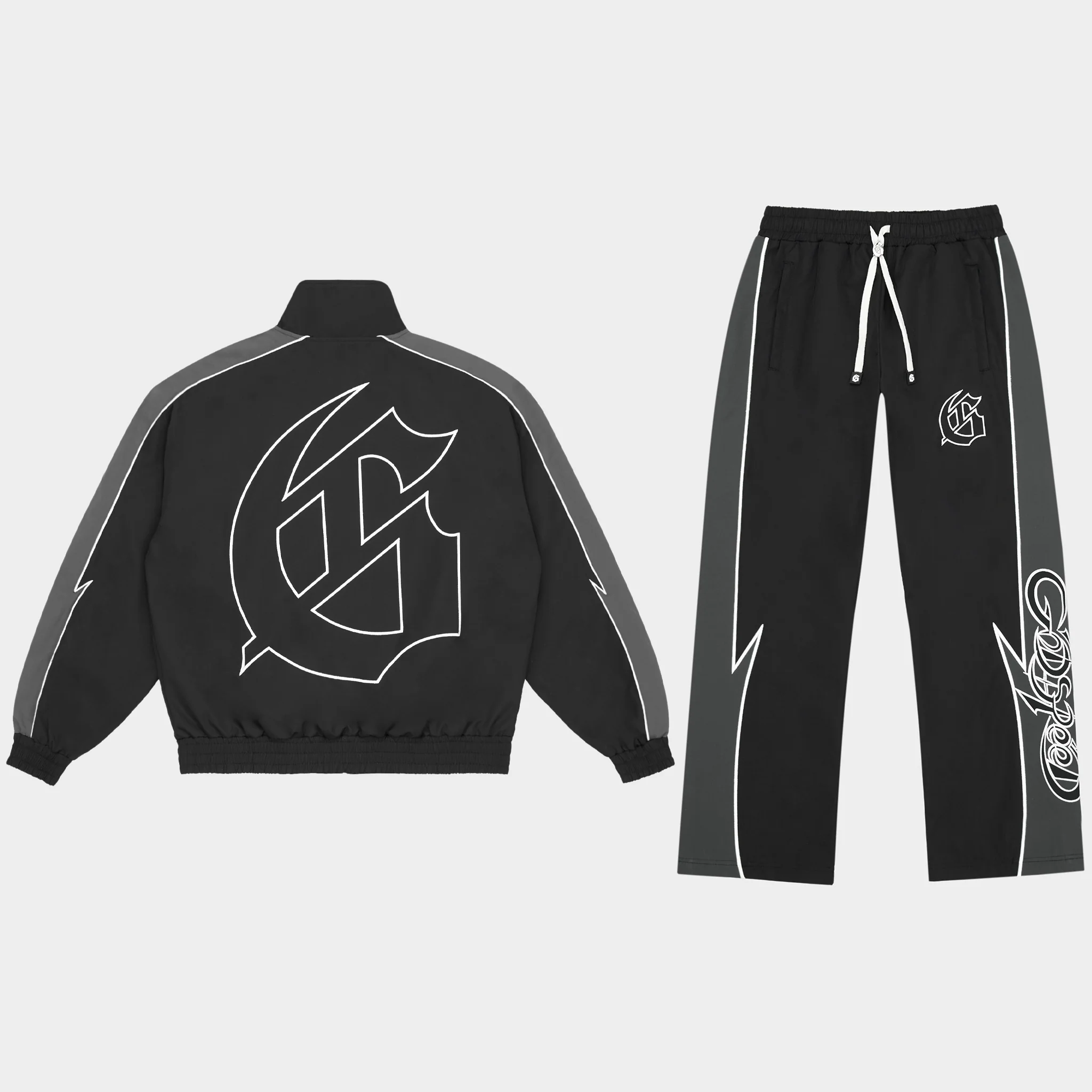 GODSPEED - GT TRACKSUIT - BLACK / GREY
