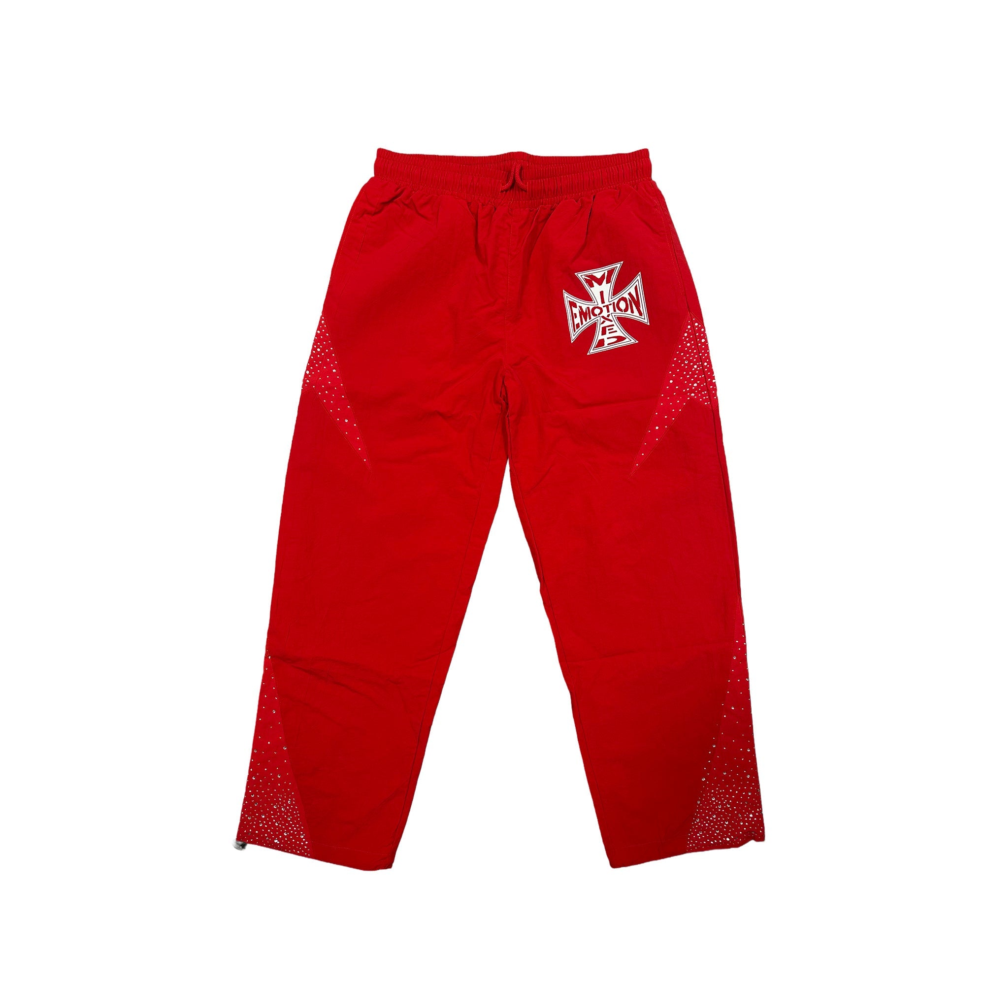 MIXED EMOTION - Classic Nylon Pants (RED)