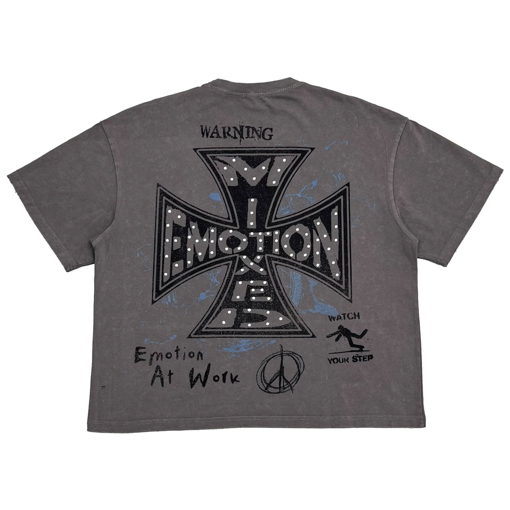 MIXED EMOTION - GREY FRIENDS TEE