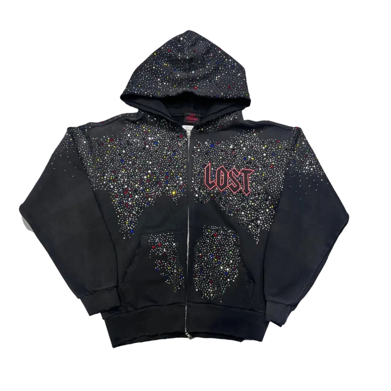 LOST INTRICACY - INVERSE 2.0 ZIP UP (DRK GREY)