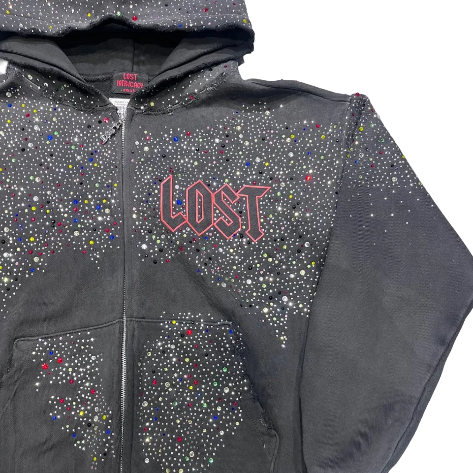 LOST INTRICACY - INVERSE 2.0 ZIP UP (DRK GREY)