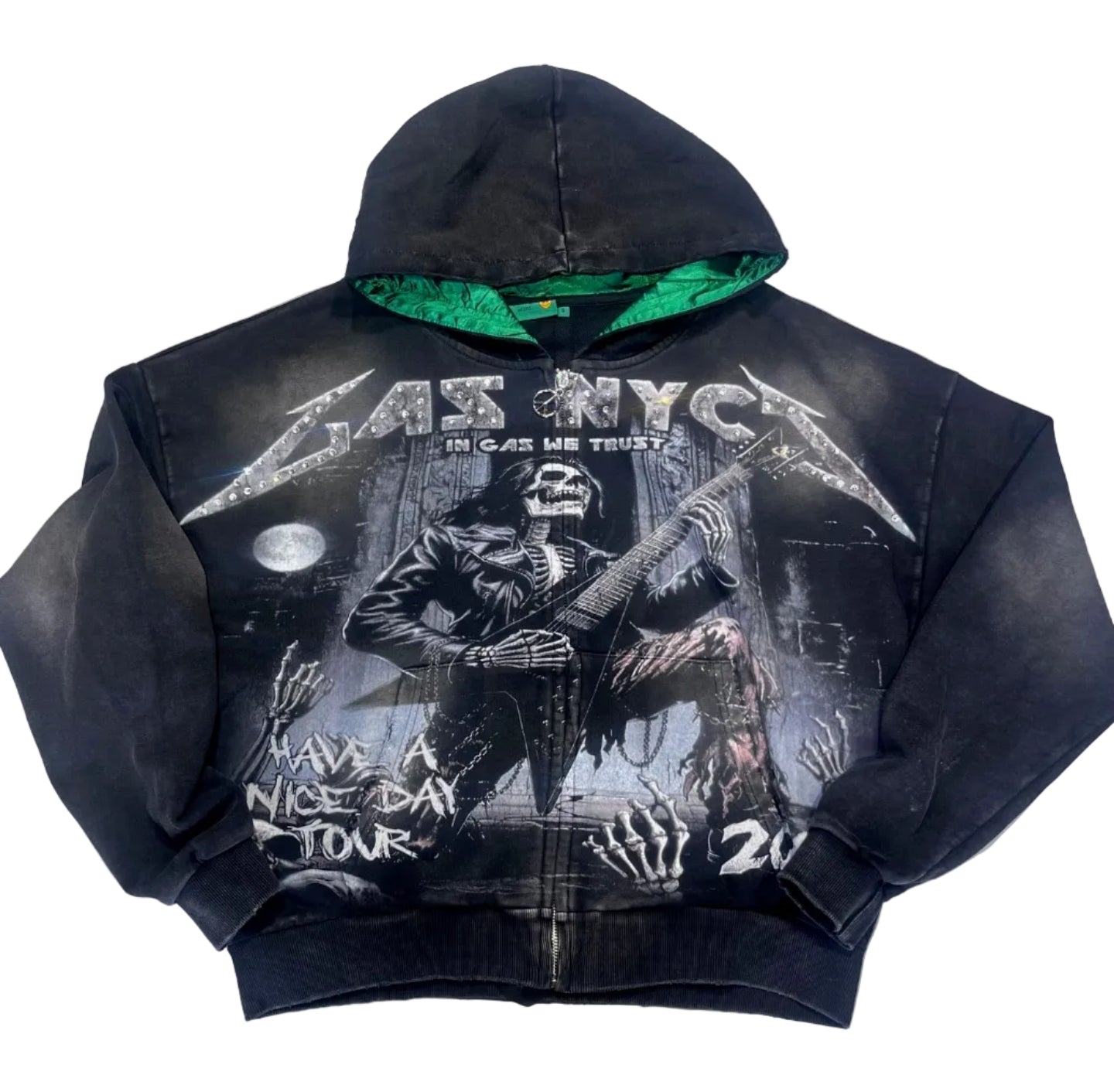 GAS NYC - TOUR ZIP UP HOODIE