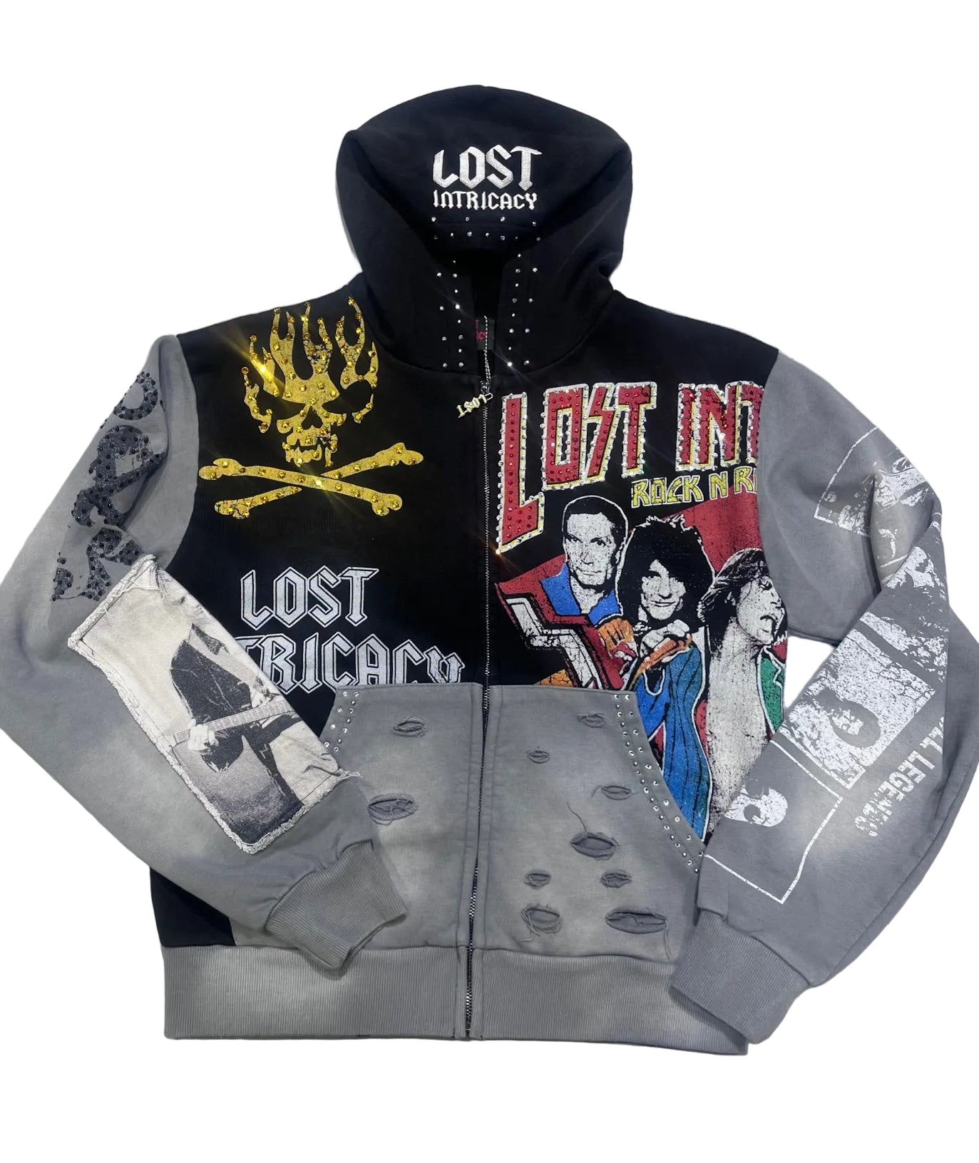 LOST INTRICACY - LOST AMERICA ZIP-UP HOODIE