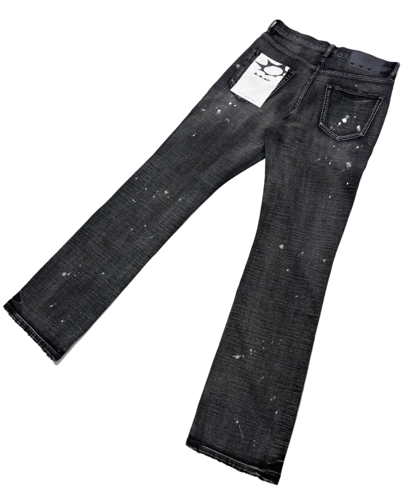 LLC - L0004 - BLK WASHED SKINNY BOOT PAINTER