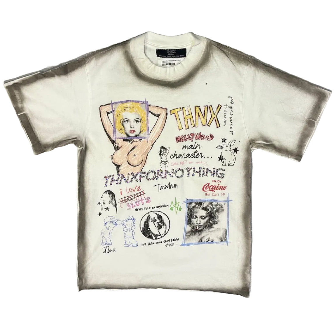 THNX - HOLLYWOOD RHINESTONE TEE