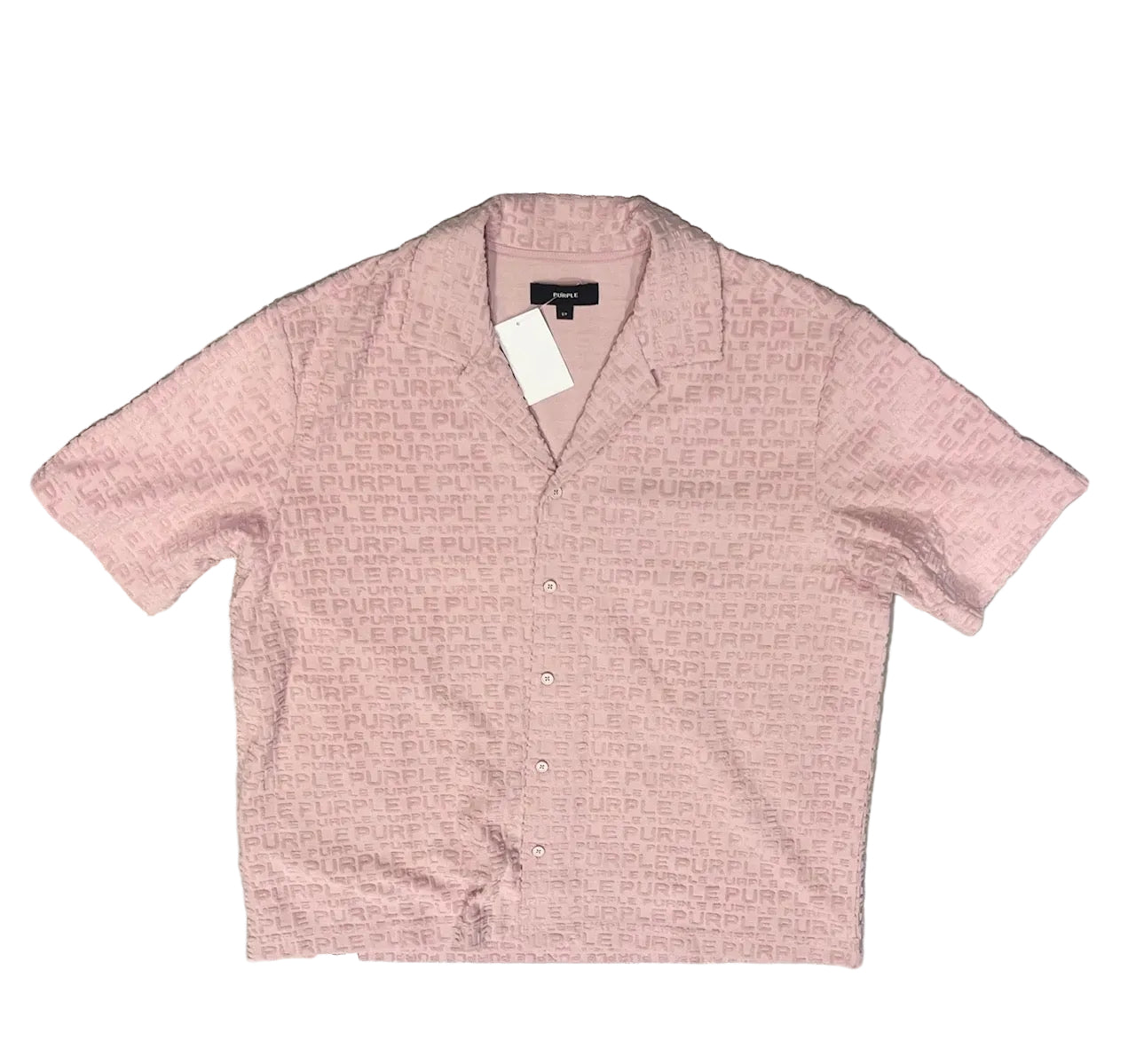 PURPLE - M1108-TWBP TERRY TOWEL CAMP COLLAR