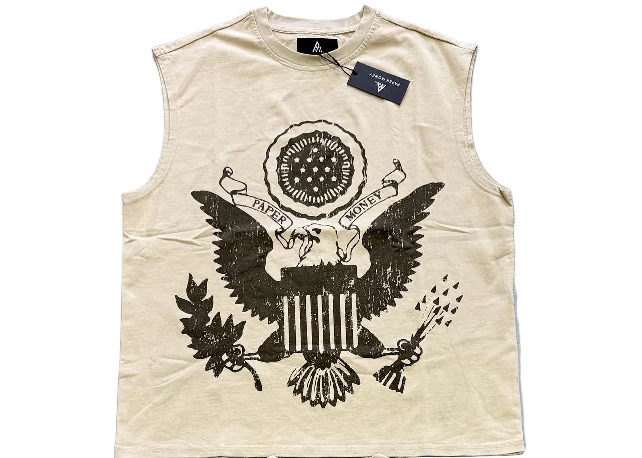 PAPER MONEY - PAPER STATES CUT OFF TEE